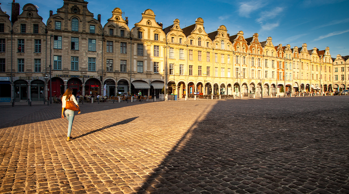 The beautiful squares of Arras – also a key location in WW1 history